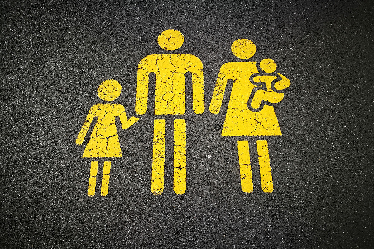 Family pavement icon