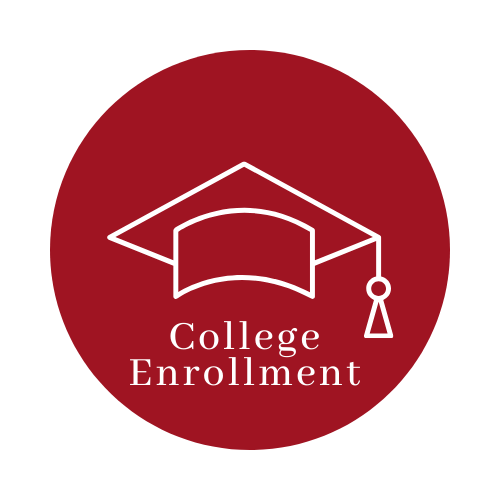 College Enrollement Icon with link